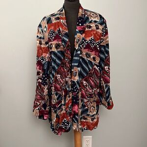 Toni Garments Vintage Nineties Prints Lightweight Blazer
